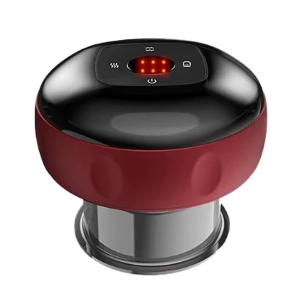 Revolutionary Intelligent Vacuum Cupping Massager with Heating - Ultimate Gua Sha Experience for Back, Neck, and Arms